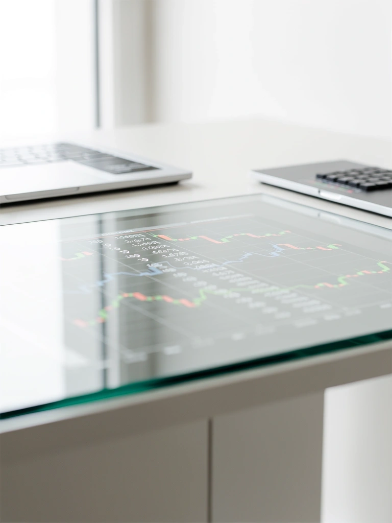 Ambiente de análise financeira profissional